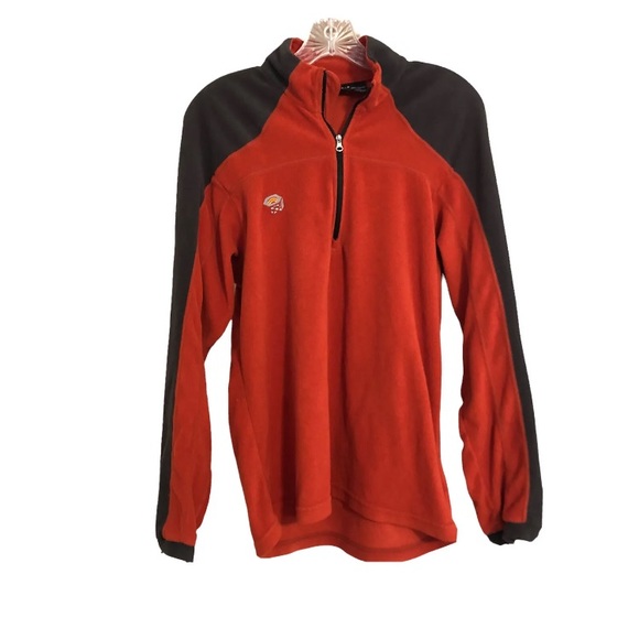 Mountain Hardware Half Zip Fleece Pullover Top Mens’ with flaw, Size Medium - Picture 3 of 12